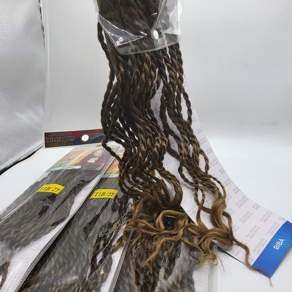 Goddess Loc Twist 20" 5pks - Coloits 1 1b/30 1b/burgandy - Picture 13 of 16